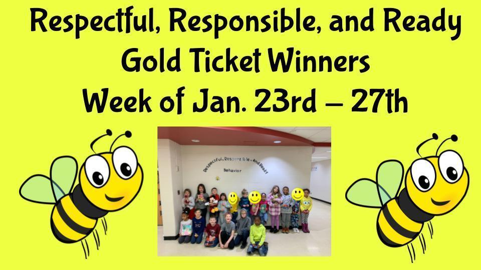 Gold Ticket winners!