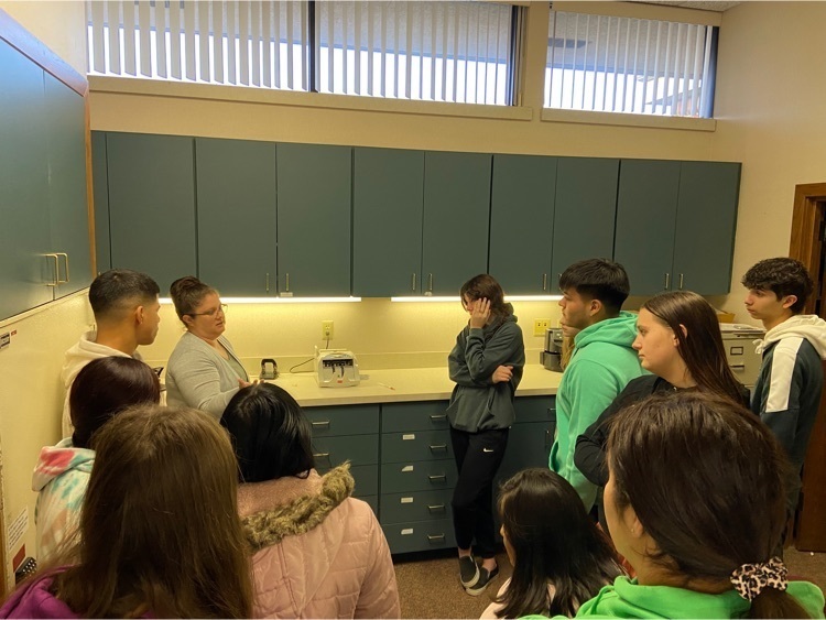 Mrs. Holmes talking about the money counting machine