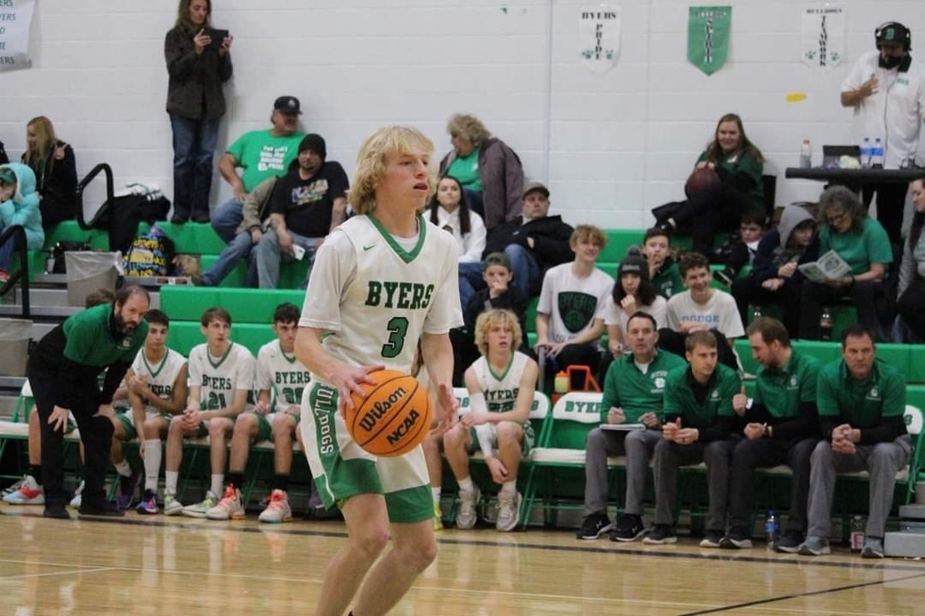 Basketball player dribbling