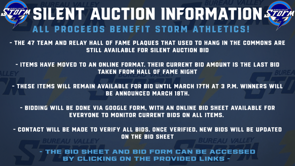 Silent Auction Information