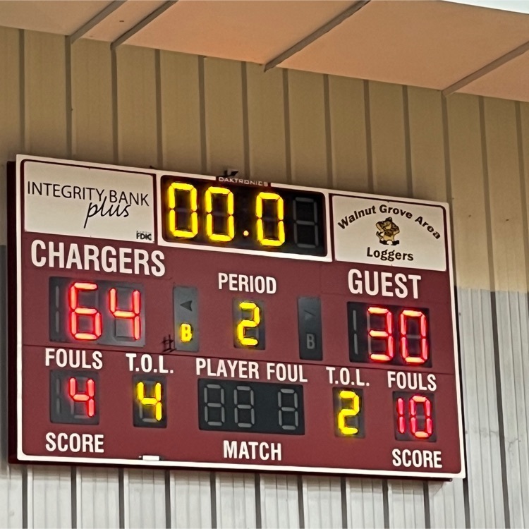 Lady Rebels Varsity falls to the WWG Chargers 30-64.
