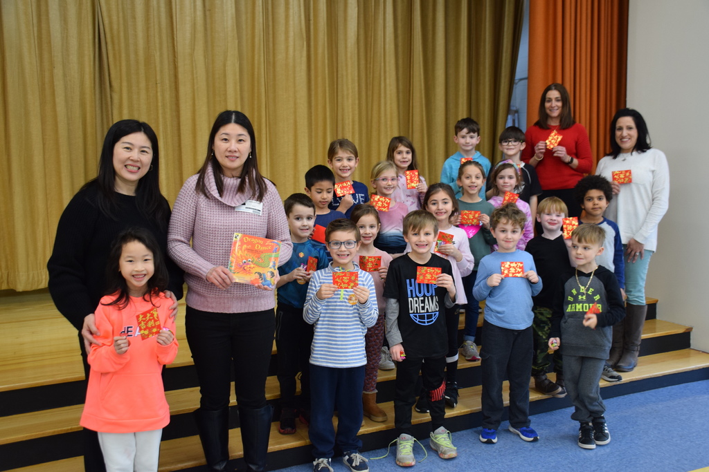 Bayville First Graders Learn About Lunar New Year.