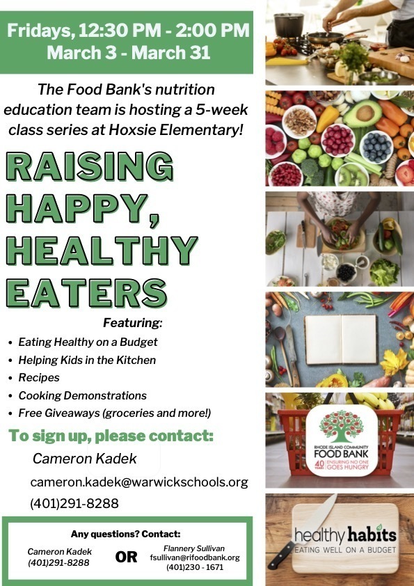 healthy habits flyer