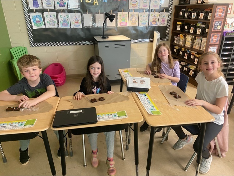 practicing our fractions with brownies