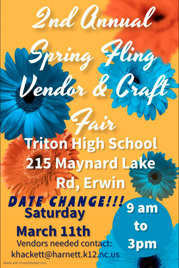 Spring Fling Vendor & Craft Fair @ THS DATE CHANGE