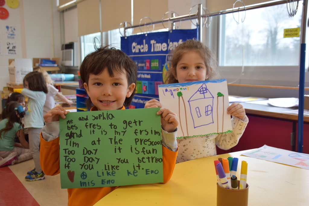 Kindergarteners Make New Pre-K Friends at Ann MacArthur Primary