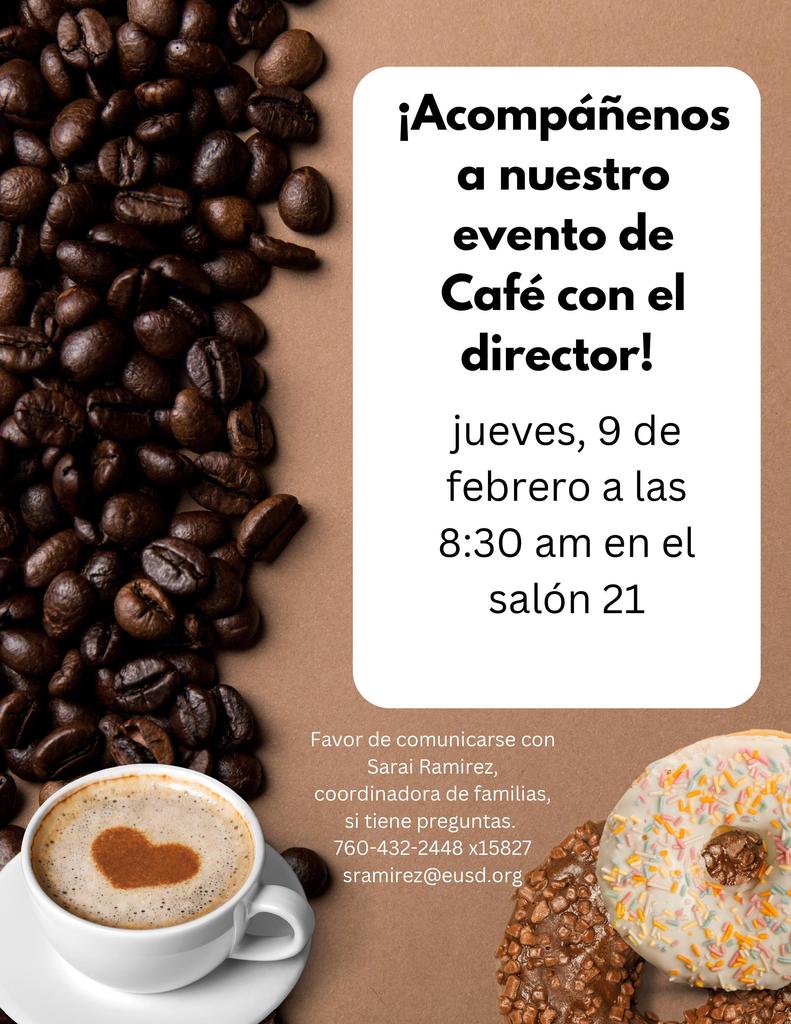 Café con el director