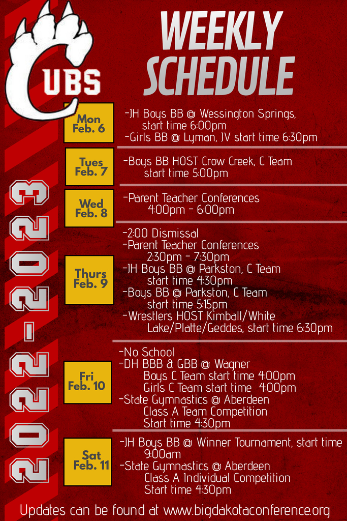 Weekly Schedule