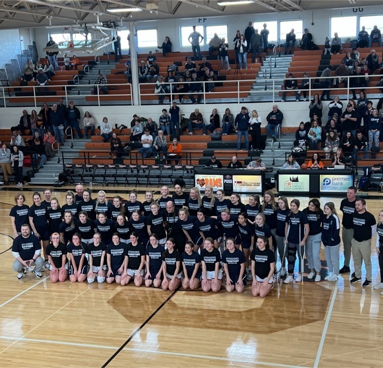 Carey and Upper girls basketball teams