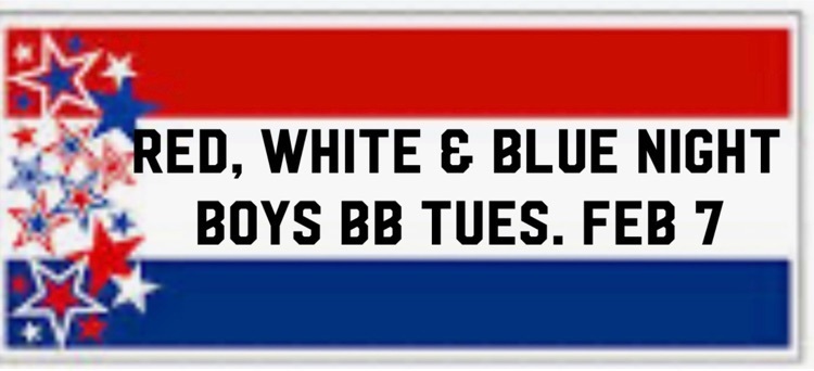 red white blue