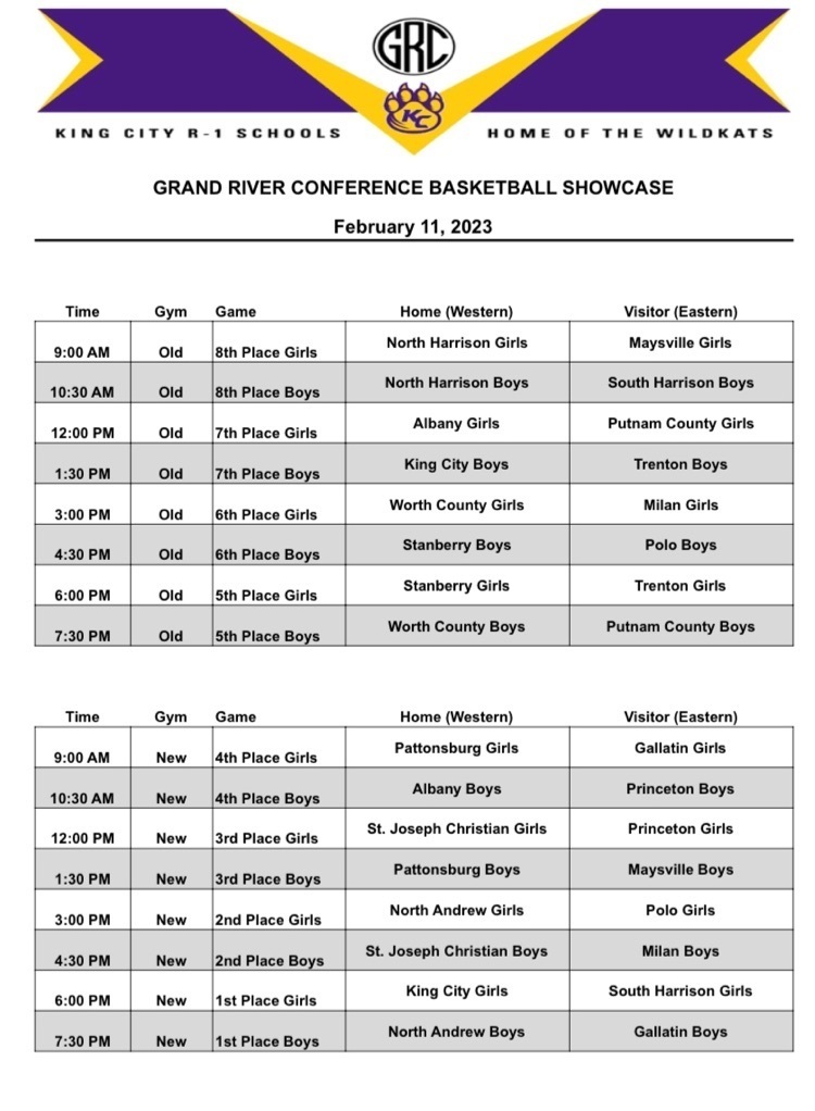 schedule