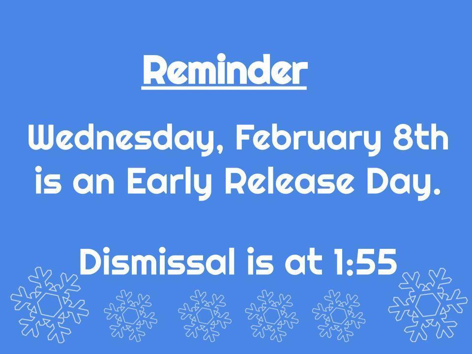 Early Release Day