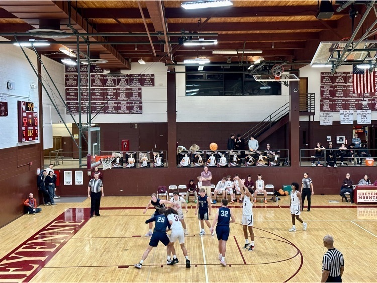 While the girls and boys basketball teams came up short in tonight's double header vs. AAHS, both teams represented CMHS well!