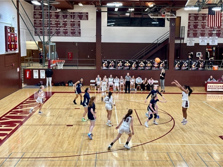 While the girls and boys basketball teams came up short in tonight's double header vs. AAHS, both teams represented CMHS well!