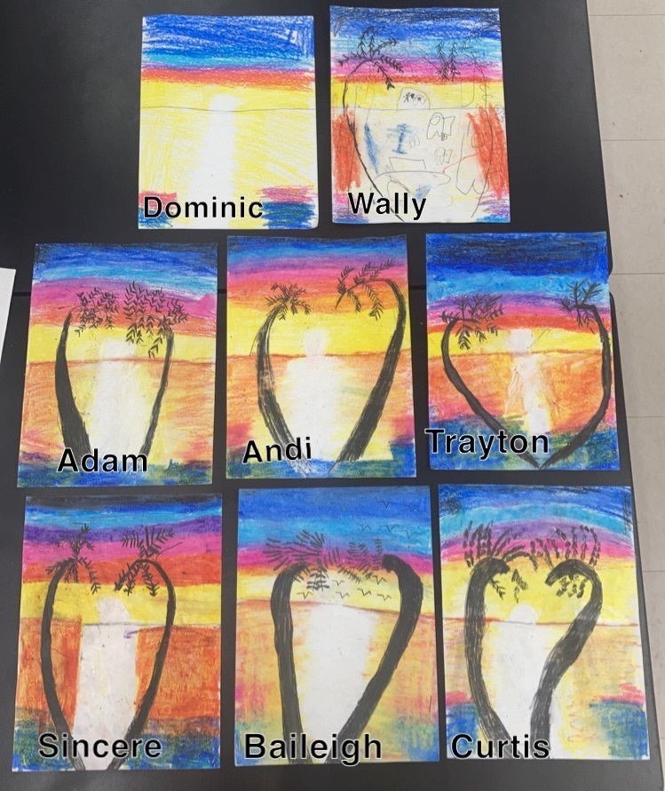 oil pastels 4th grade 