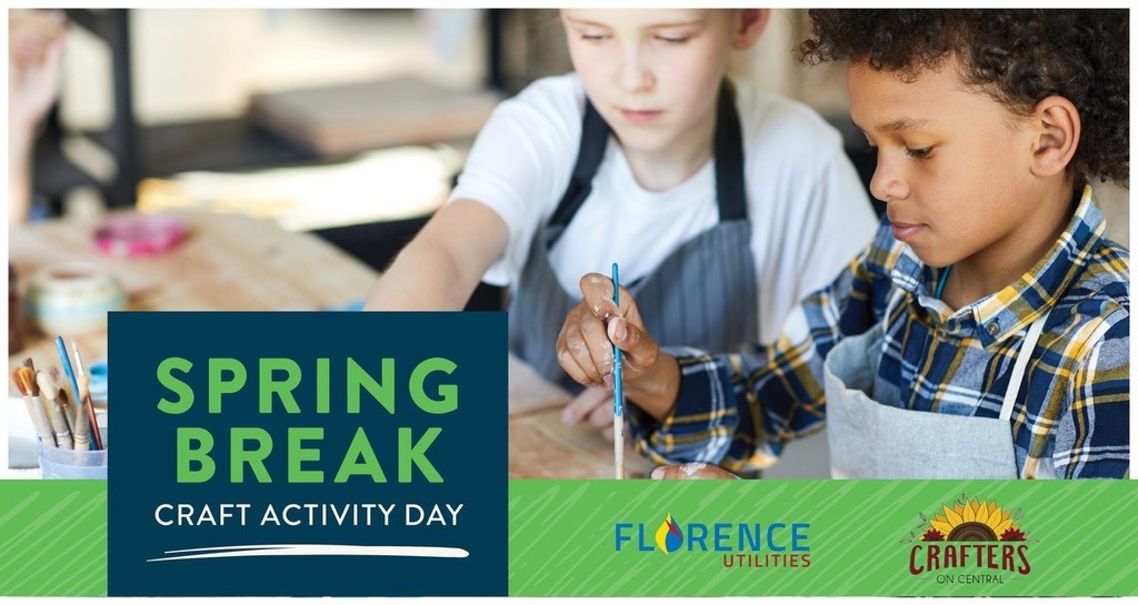 Spring break craft activity day florence utilities and crafters on central