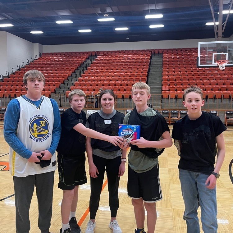 Dodge Ball winners today at Junior High Seminar.  