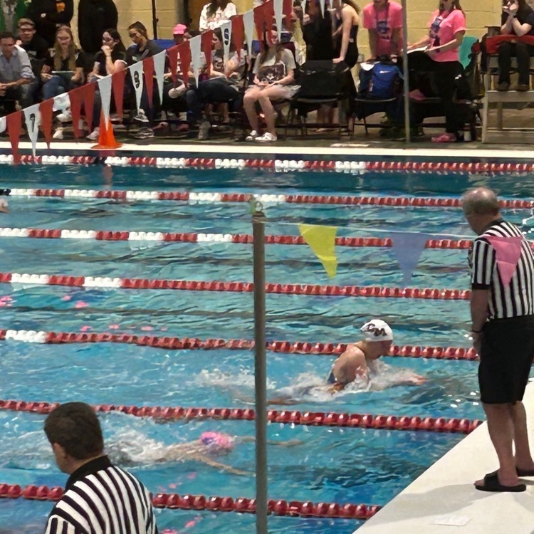 Pulling us into 1st in the 200 medley relay... we take 1st in our heat!