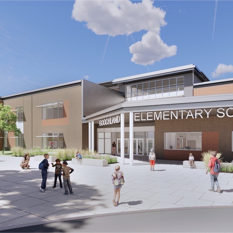 mock up of new goochland elementary school