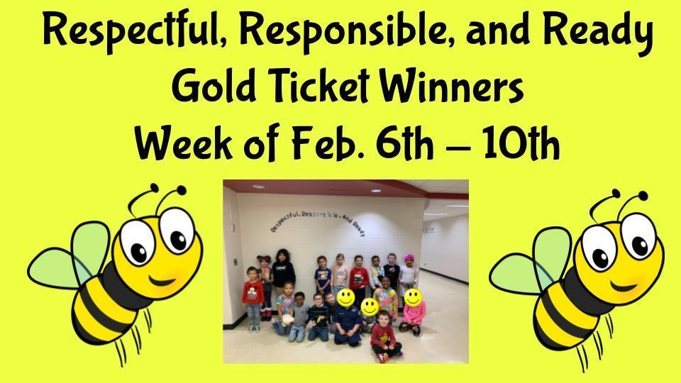 Gold Ticket Winners