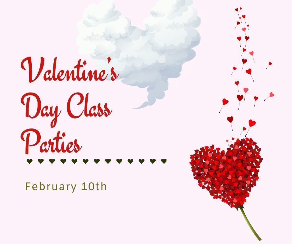 Valentine's Day party announcement