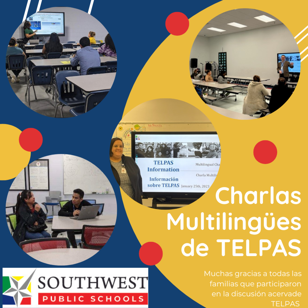 Thank you for participating in our TELPAS Multilingual Chats! ¡Gracias por participar en nuestras Charlas Multilingües!