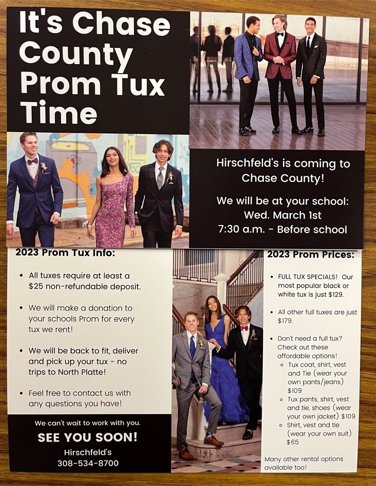 Tux Rental Info