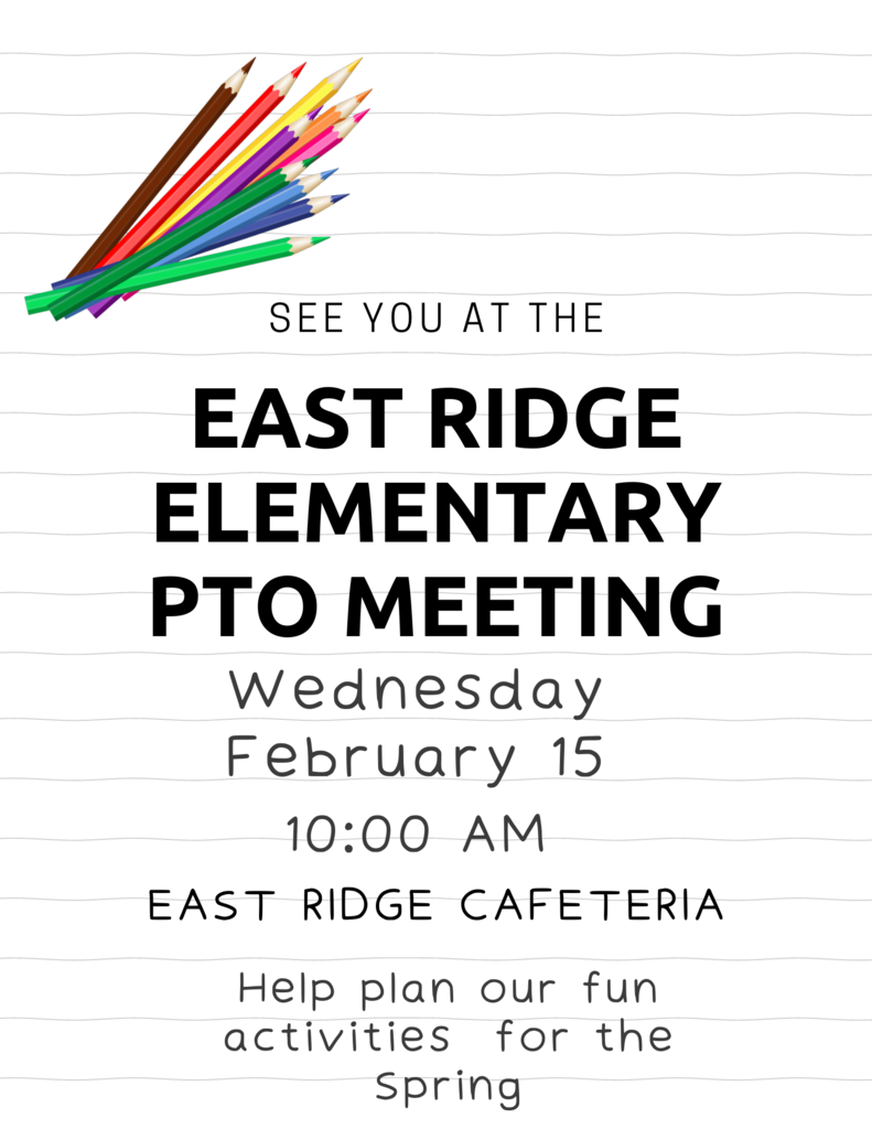 East Ridge Elementary PTO Meeting