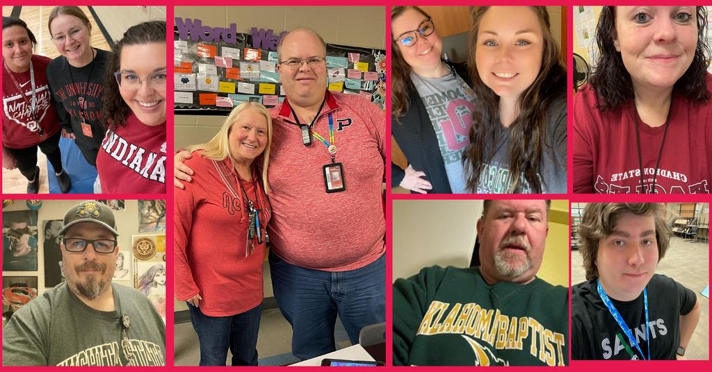 Feb. College Shirt Monday