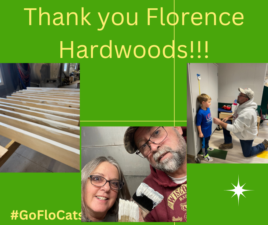 Florence hardwoods helping with gifts and donating their time