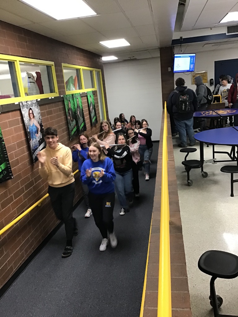 Benton Community Spirit Walk for boys State Wrestling 2023