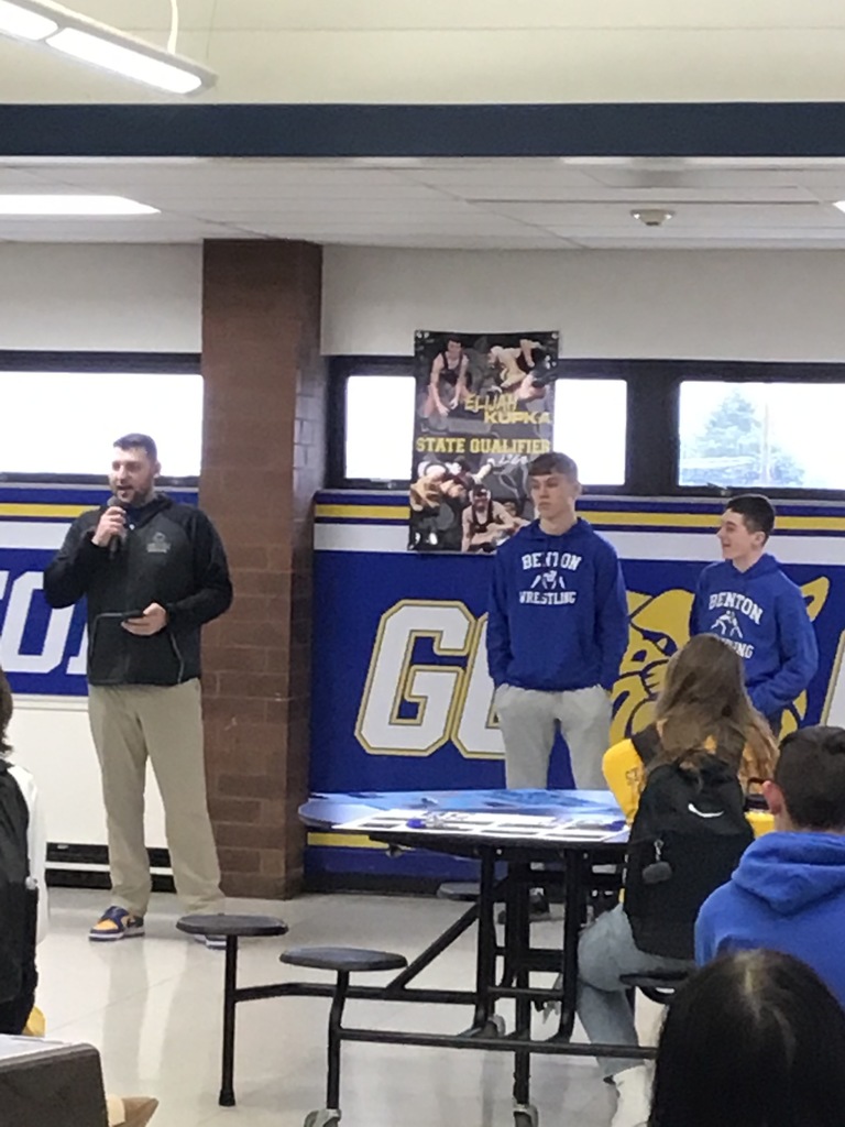 Benton Community Spirit Walk for boys State Wrestling 2023
