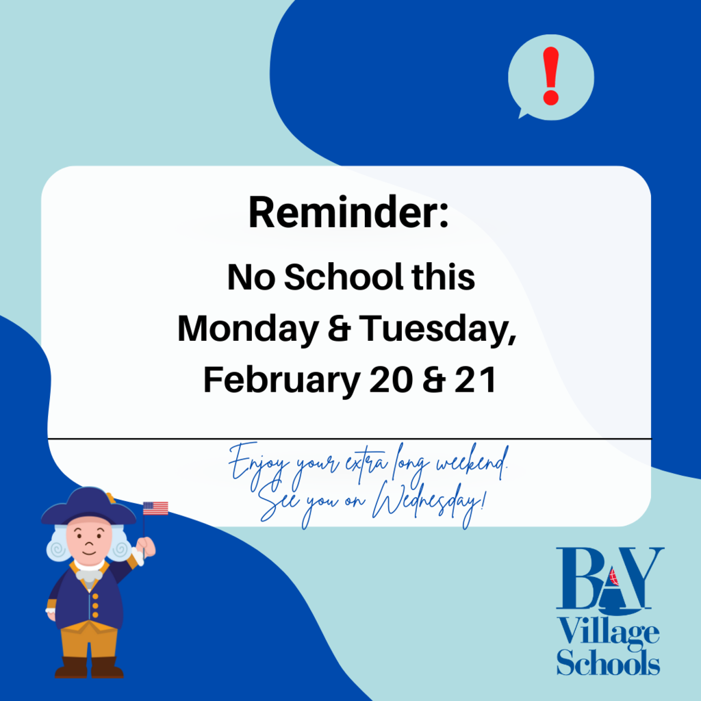 No School Feb. 20-21, 2023