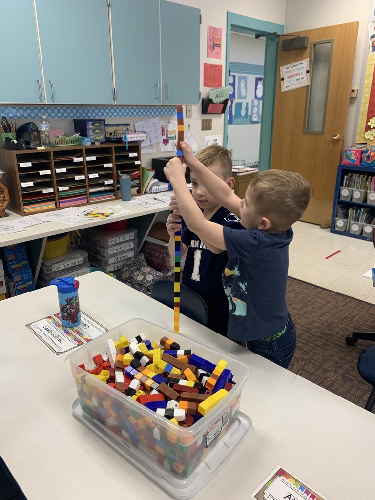 Children building with blocks