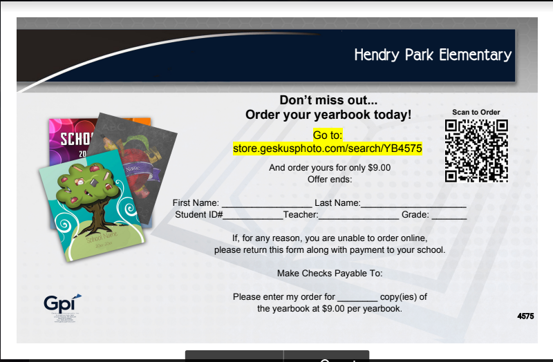 Picture order form