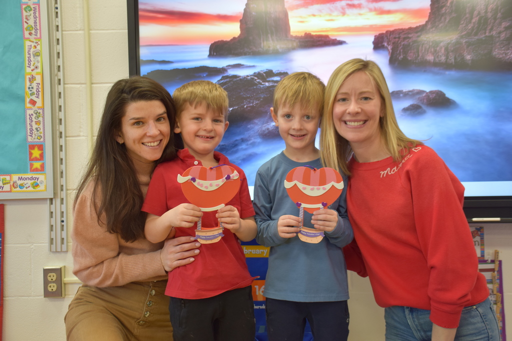 AMP's Pre-K Valentine's Day celebration.