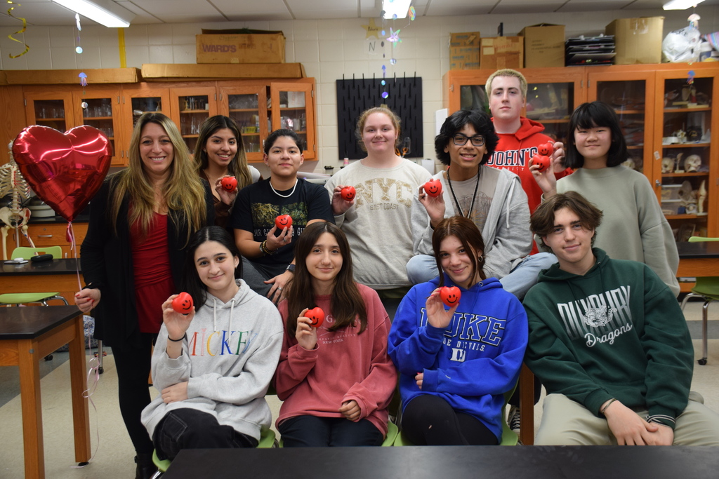 The Pre-Health Club helping out at LVHS.