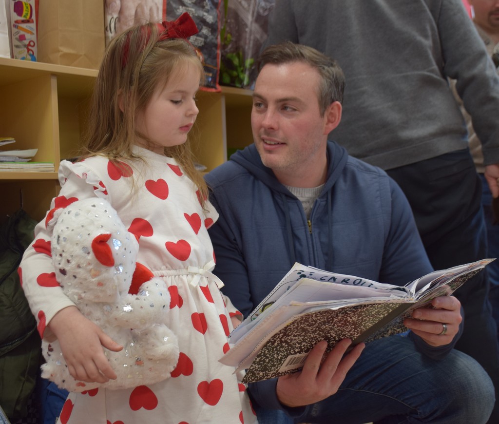 AMP's Pre-K Valentine's Day celebration.