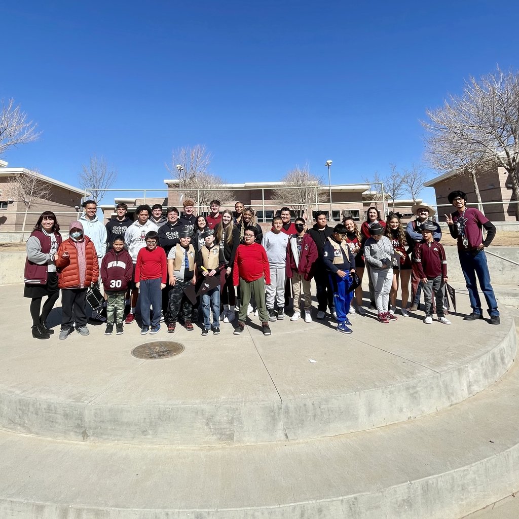A big thanks to the women's volleyball team from New Mexico State University for visiting our students at Mesa Middle School for their Enrichment Day.