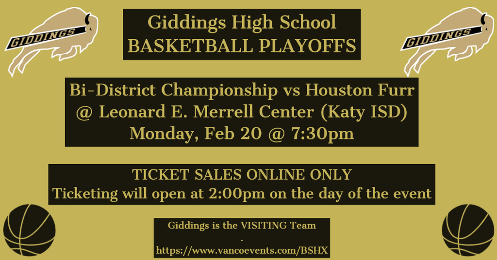 Buffs Playoff game Monday, Feb 20