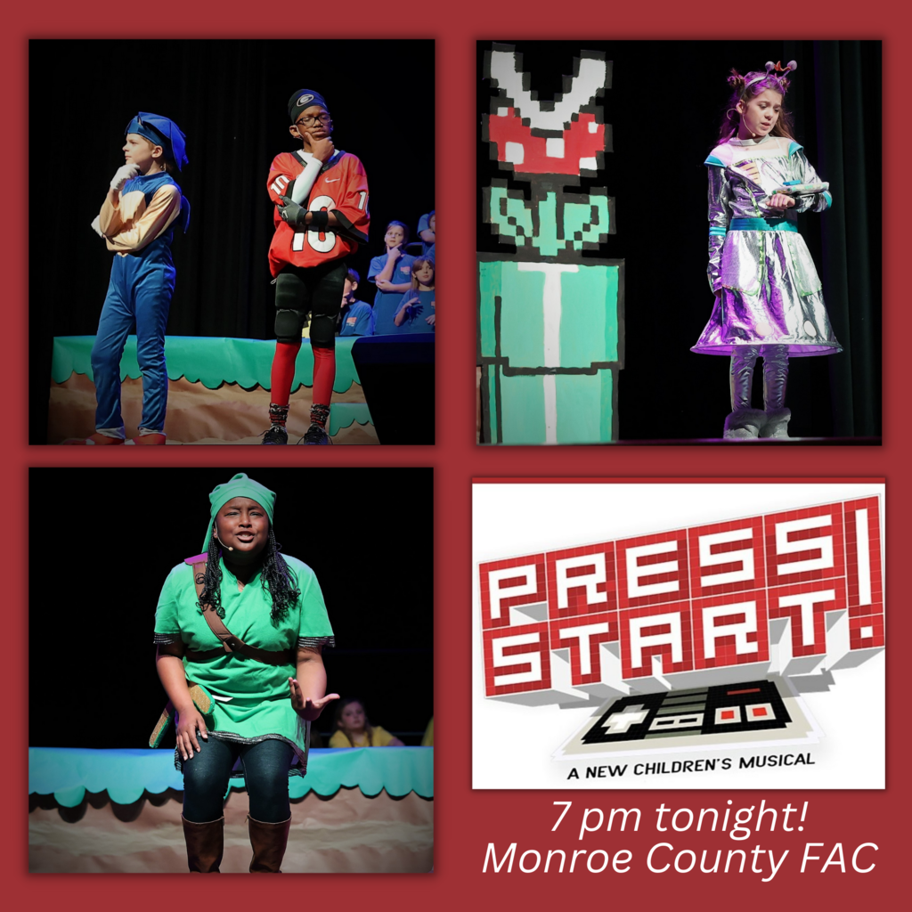 Press Start, a new children's musical, tonight at the FAC at 7pm