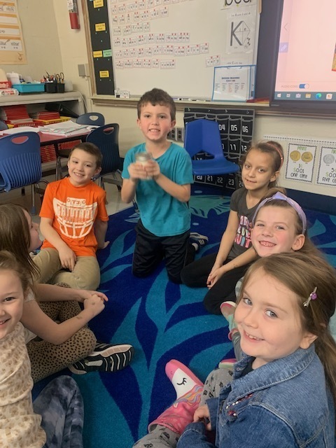 Dunstan's class makes butter