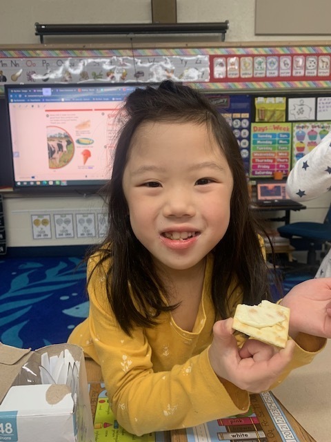 Dunstan's class makes butter