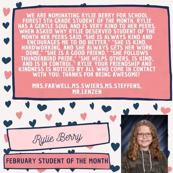 student of the month