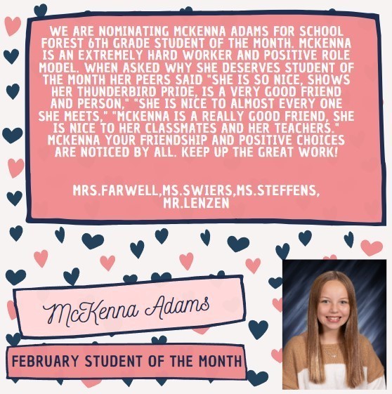 student of the month