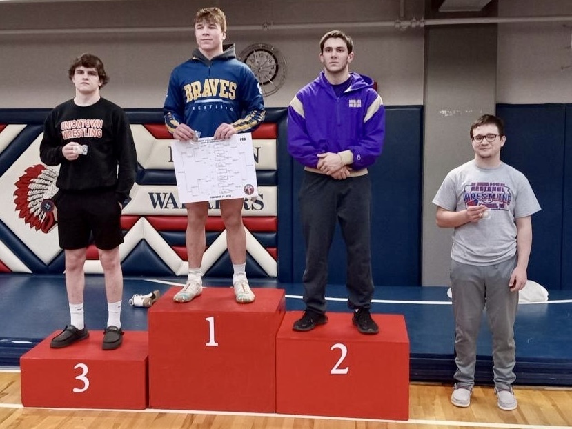 Colby Hueston placed 3rd in the 190lb weight class 