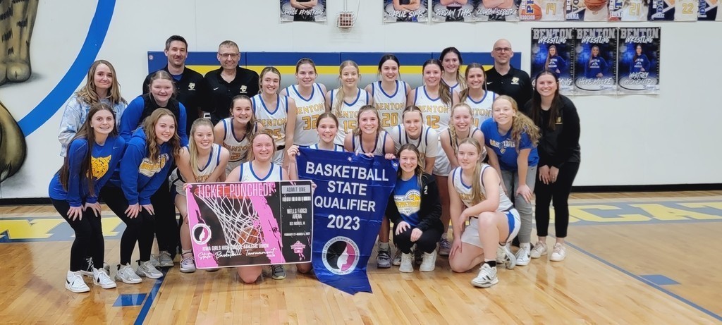 Benton Community Girls BasketballState Qualifiers 2023