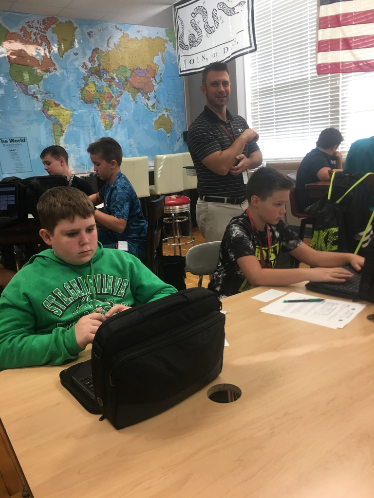 6th graders learning so many new processes
