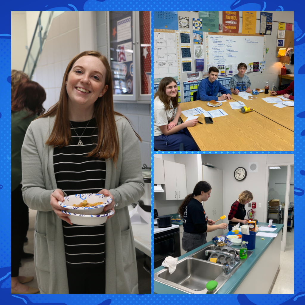 🍲 Staff Appreciation Lunch 🍲 Part of celebrating National FFA Week is giving thanks. FFA Members made 5 different types of soup to show their appreciation for the AWESOME STAFF AT BUREAU VALLEY! While members were cooking the soup others wrote hand written notes of thanks to the staff. The staff loved the soup!