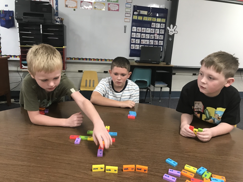 Matching phonics sound.
